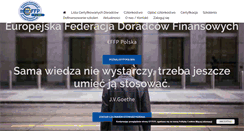 Desktop Screenshot of effp.pl